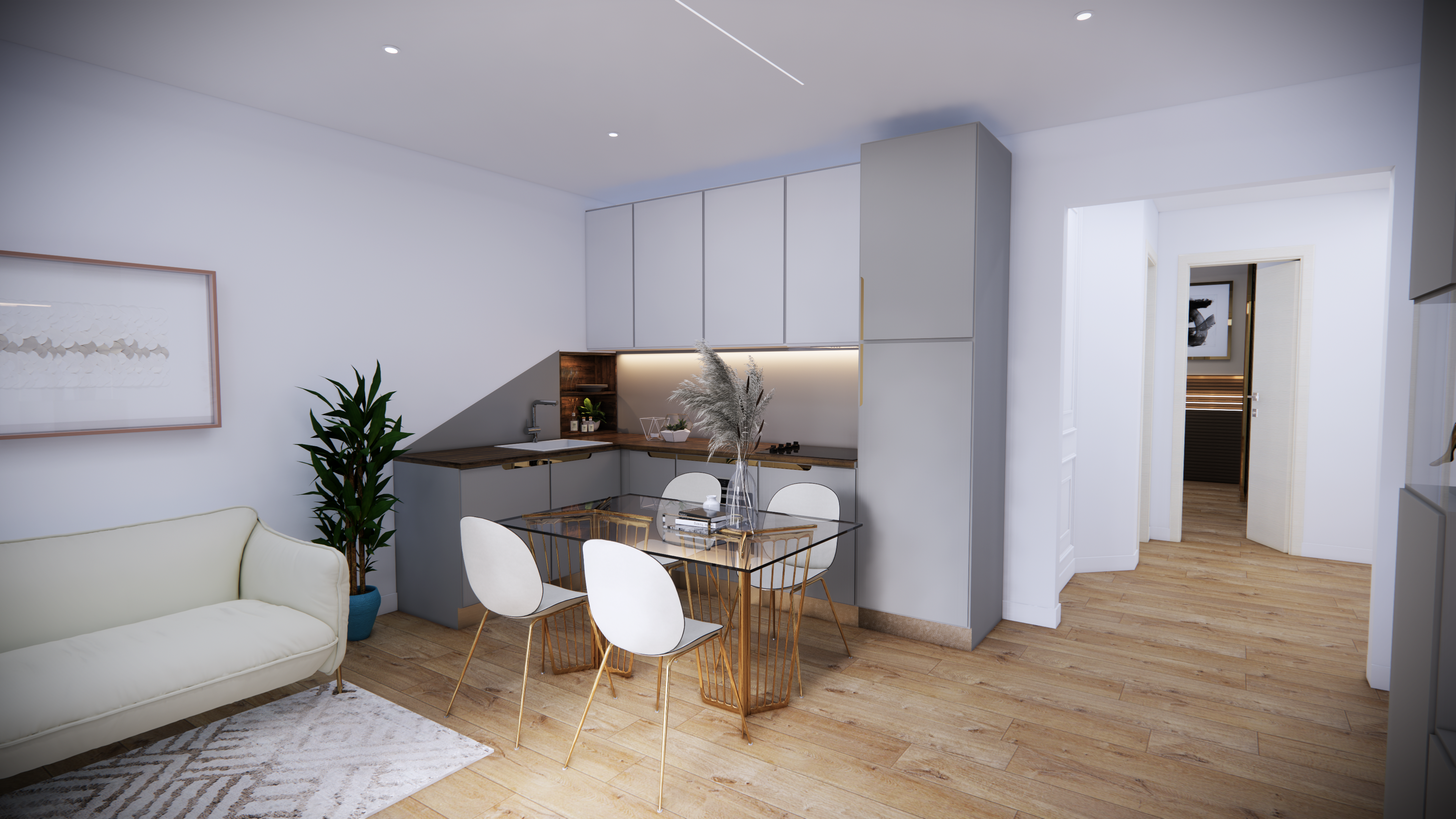 TRILOCALE con VISTA PANORAMICA AOSTA fraz. POROSSAN